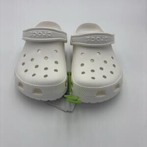 Crocs Classic Clog White Unisex Size M4 W6 Slip On Shoes New